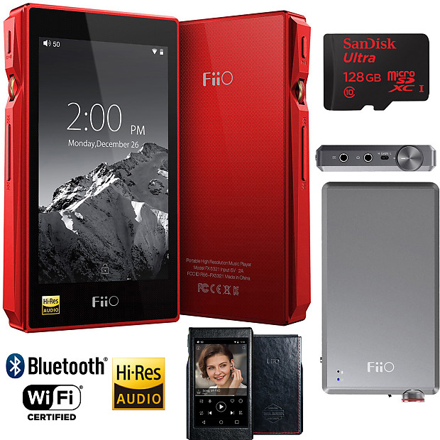 FiiO X5-III High Resolution Lossless Music Player + A5 Portable