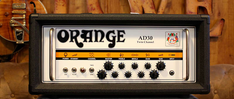 Orange AD30HTC Head Made in UK  CLASS A 30/15 Watts All Valve image 1