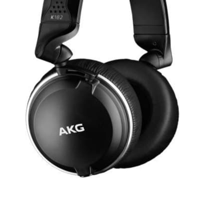 AKG K92 Closed-Back Studio Headphones with Headphone Holder and Extension  Cable Bundle 