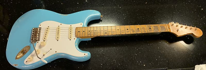 MJT Stratocaster 2020 - Daphne Blue image 1