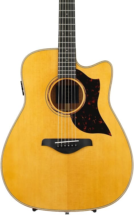 Yamaha A3M ARE Dreadnought Cutaway Acoustic-electric Guitar - Vintage Natural image 1