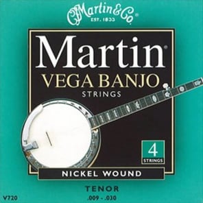 Martin V720 Vega Tenor Banjo Strings Nickel Wound