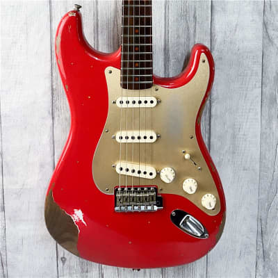 Fender Custom Shop '59 Stratocaster LTD, Heavy Relic, Fiesta Red, Second-Hand for sale
