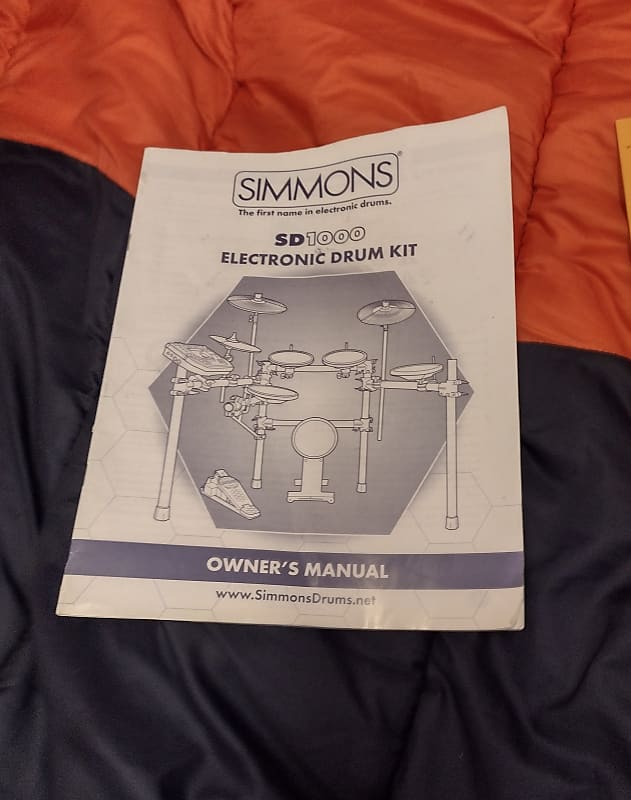 Simmons SD1000 Electronic Drum Kit with Mesh Pads 2021 Reverb