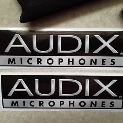 *Last Pair* Set of Matching Audix Condenser Mic's with Storage Bags, Stand Clips & Stickers Included image 5