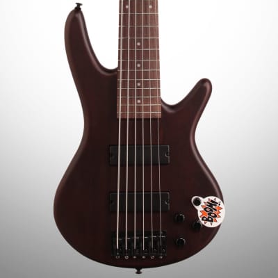 Ibanez GSR206 6-String Electric Bass - Walnut Flat image 1