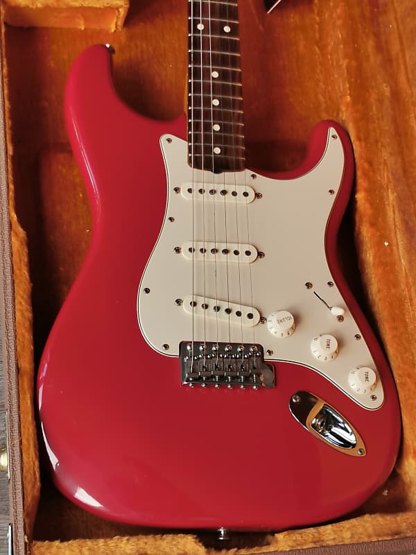Fender Mark Knopfler Stratocaster Unplayed Early Serial# Darker Red Ultimate Collectable image 1