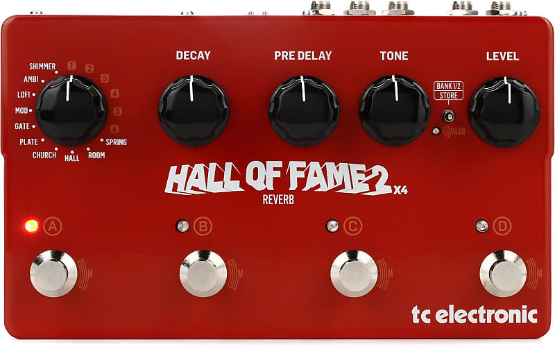 TC Electronic Hall Of Fame 2 x4 Reverb Pedal (HOF2X4d1) image 1