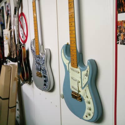 BURNS Marquee Club Series Guitar 1 of 1 Prototype NOS 2000 blue image 6