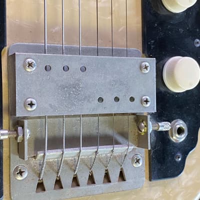 Tonemaster English Electronics Valco Lap Steel Guitar Pearloid w/ Legs image 8