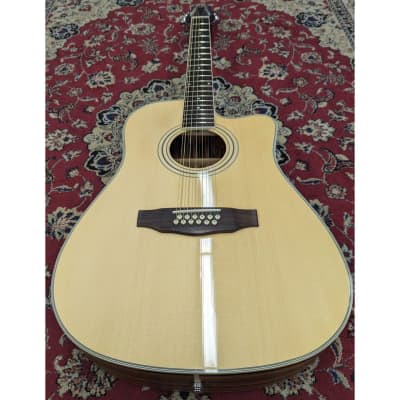 Turner 40CE 12-String Dreadnought Electro Acoustic Guitar image 17