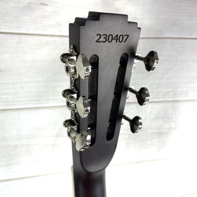 Royall Resonators Royall Trifecta Bright Mirror Nickel Finish Brass Body Tricone Resonator Guitar image 18