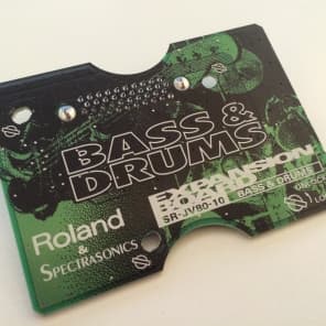 DTM・DAW Roland SR-JV80-10 BASS & DRUMS Roland SR-JV80-10 Bass and Drums Expansion Board | Reverb