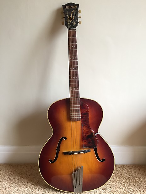 Hofner Senator Acoustic Guitar 1961 Brunette