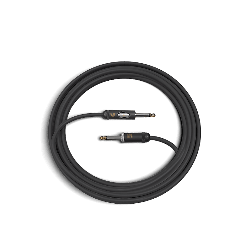 D'Addario PW-AMSK-20 American Stage Kill Switch 1/4" Straight TS Instrument Cable - 20' image 1