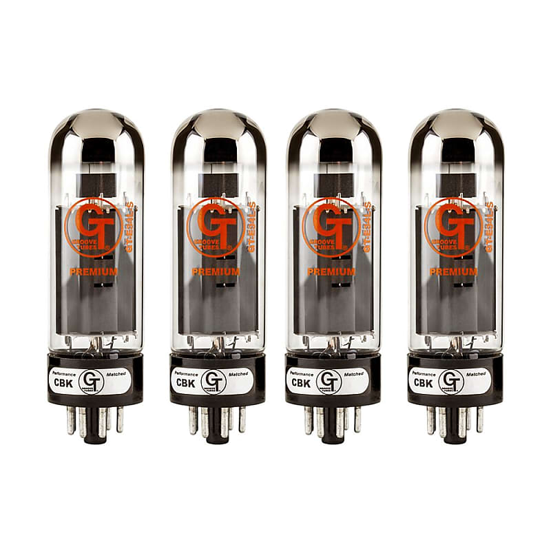 Groove Tubes GT EL34L-S Power Tubes/Valves (Quartet) image 1