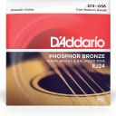 D'Addario EJ24  Phosphor Bronze Acoustic Guitar Strings True Medium 13-56