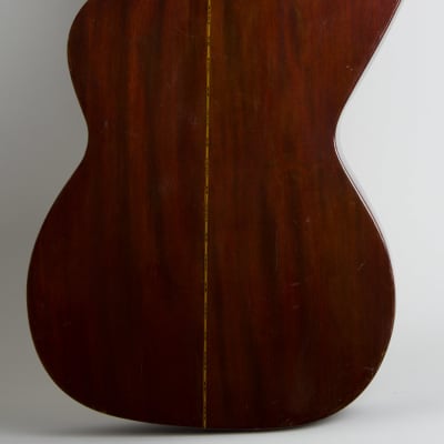Dyer Symphony Style 5 Harp Guitar,  made by Larson Brothers (1914), ser. #782, black hard shell case. image 4