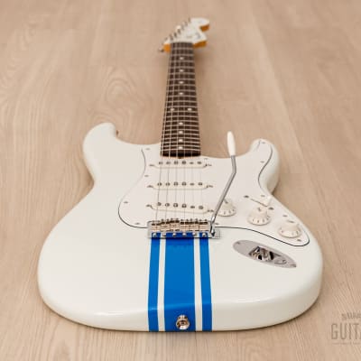 2023 Fender Traditional 60s Stratocaster Olympic White Competition Stripe, Mint w/ Hangtags, Case image 10