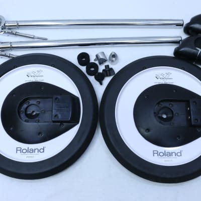 TWO Roland CY-12R/C V-Cymbal V Drum Trigger 3 Way CY12R/C MOUNTS image 2