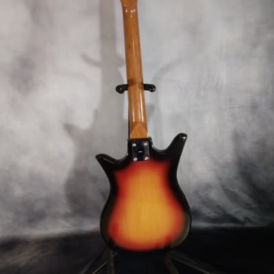 Unbranded Vintage Prestige Electric Guitar Husk 1960s - Tobacco Burst image 11
