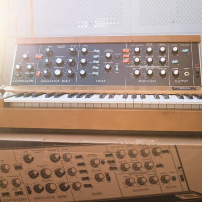 Moog Minimoog Model D Reissue 44-Key Monophonic Synthesizer (2016) 2016 - 2017 - Black / Wood