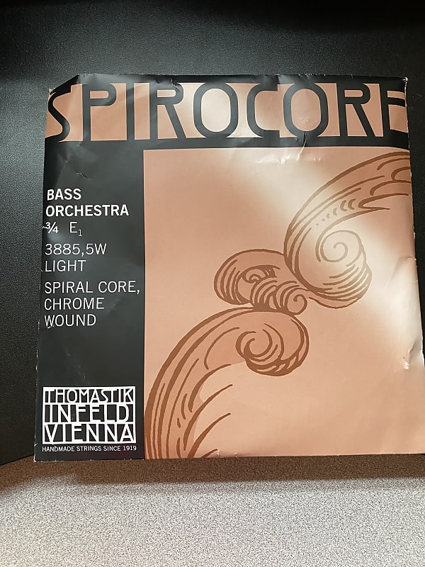 Thomastik-Infeld Spirocore Weich E and A bass strings | Reverb