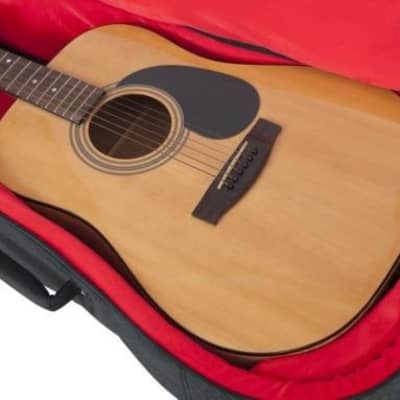 Gator GT-ACOUSTIC-BLK Transit Acoustic Guitar Bag Charcoal image 5
