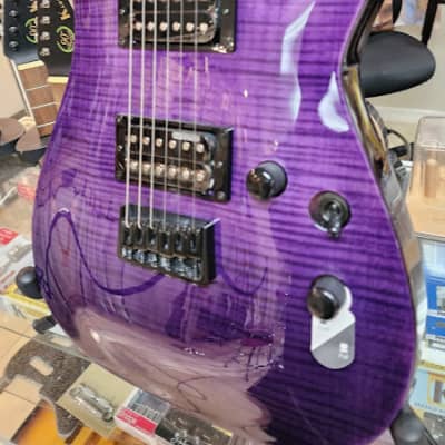 ESP LTD H-200 FM See Thru Flame Maple Purple electric guitar image 1
