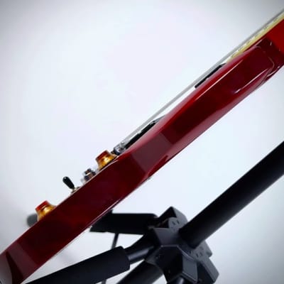 Carparelli Diesel Handmade Baritone Guitar Mahogany Indian Rosewood 27 inch scale 2021 - Wine Red image 9