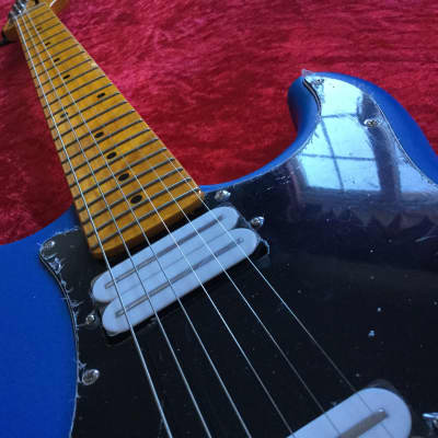 Martyn Scott Instruments Custom Built Partscaster Guitar in Matt Blue image 10