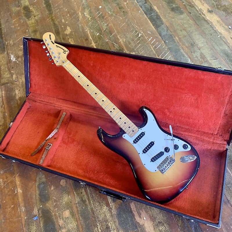 Fernandes Burny Custom strat c 1975 Sunburst original vintage | Reverb