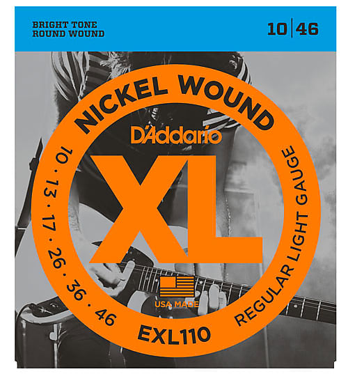 D'Addario EXL110 Nickel Wound Electric Guitar Strings image 1