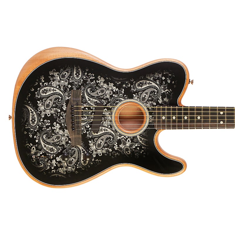ギター American Acoustasonic Black Paisley アコースタソニック にペイズリーデザインが新登場！『AMERICAN