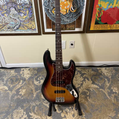 ベース Fender USA American standard jazz bass Fender American Standard Jazz Bass - Olympic White with