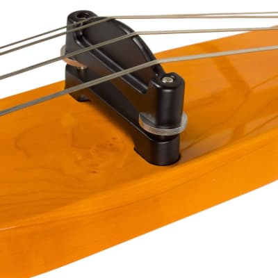 STAGG Electric Double Bass with Gigbag Plus 1/4" Output Jack  EUB Electric Upright Bass image 9