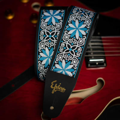 Daisy Green Guitar Strap  Strap for Guitar & Bass with Flowers – Pardo  Guitar Straps