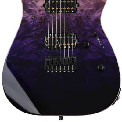 ESP E-II M-II 7 NT Electric Guitar - Purple Natural Fade image 1