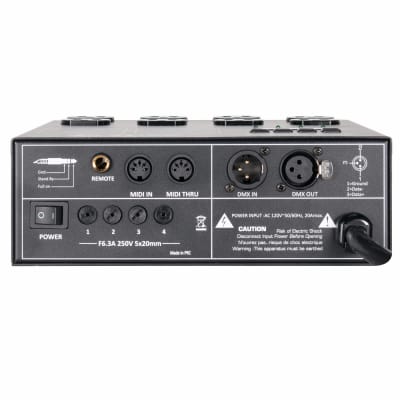 Elation ADJ CYBER PACK 4-Channel Dimmer/Relay/MIDI DMX Controller Power Pack image 3