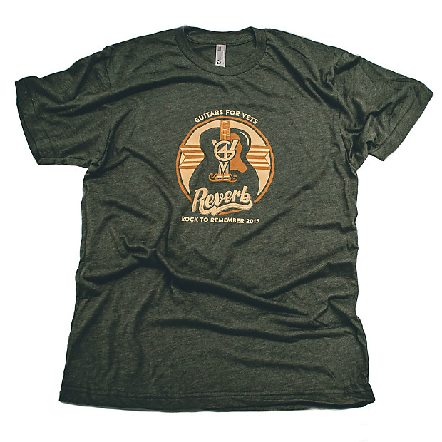 Guitars for Vets "Rock to Remember" TShirt Small Reverb