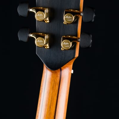 Lowden F-50 African Blackwood and Sinker Redwood with Abalone Top Trim, Inlay Package and Leaf Inlays NEW image 22