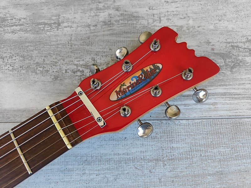 Marine Rider Mini Mosrite Travel Guitar (Made in Japan) | Reverb Marine Rider Mini Mosrite Travel Guitar (Made in Japan) | Reverb