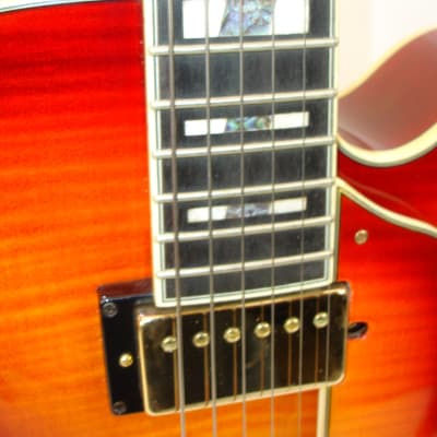 Ibanez Artstar AF155 Hollowbody Electric Guitar, Aged Whisky Burst w/ Case image 9