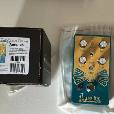 EarthQuaker Devices Aurelius Tri-Voice Chorus 2023 - Present - Teal / Yellow for sale