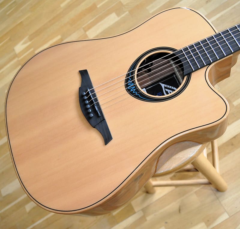 LAG Tramontane BlueWave TBW2DCE / Dreadnought Cutaway Smart Guitar / by Maurice Dupont image 1