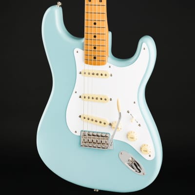 Fender Vintera 50s Stratocaster, Maple Fingerboard in Sonic Blue image 2