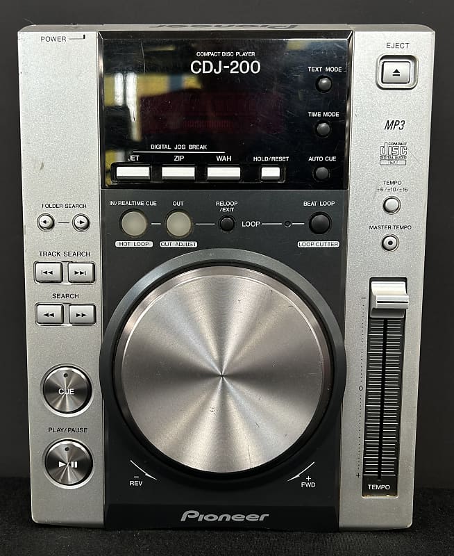 Pioneer CDJ-200 Digital CD Deck w/ Effects - Silver | Reverb Canada