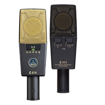 AKG C414 XL II/ST Stereo Pair Studio Condenser Recording Microphone PROAUDIOSTAR image 3