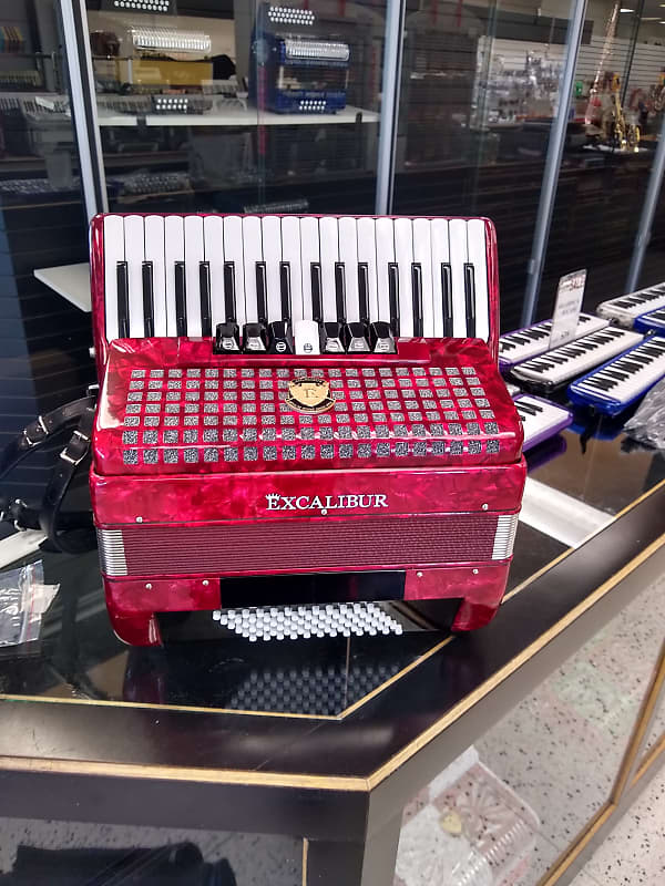 Excalibur Super Classic 72 Bass Piano Accordion - Used Like | Reverb