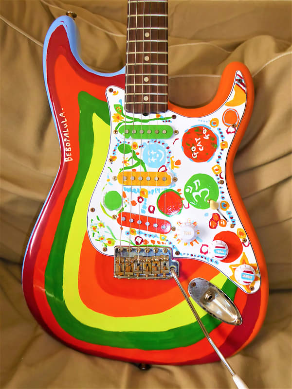 DY Guitars George Harrison Beatles "Rocky" custom relic strat body PRE-BUILD ORDER image 1
